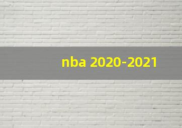 nba 2020-2021